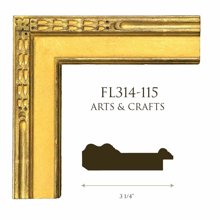 FL314-115 | Arts & Crafts | Custom Frames | Krieger-Ricks Master Framers